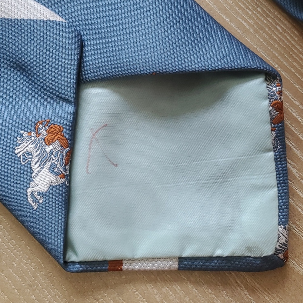 Wemlon by Wembley equestrian vintage necktie - Picture 7 of 7